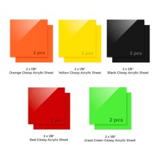 xTool Acrylic Sheets Trial Kit 300x300x3mm10Pcs