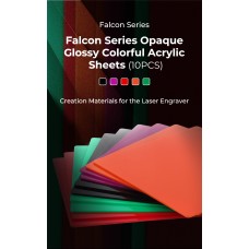 Falcon Series Opaque Glossy Colorful Acrylic Sheets（10pcs）300x300x3mm