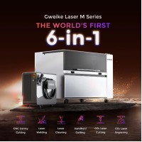 Gwieke M3 Ultra 1200W Fibre and 130W CO2 6-in-1 Laser Machine Gwieke M3 Ultra 1200W Fibre and 130W CO2 6-in-1 Laser Machine