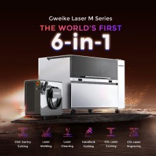 Gwieke M3 Ultra 1200W Fibre and 130W CO2 6-in-1 Laser Machine