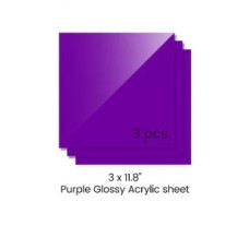AlgoLaser 3mm Purple Colorful Acrylic sheets (3pcs)