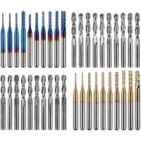 Twotrees 40 PCS End Mills CNC Router Bits