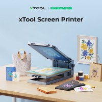 xTool Screen Printer: 1st Screen Printing Solution for Laser Machines- Multiclor Kit