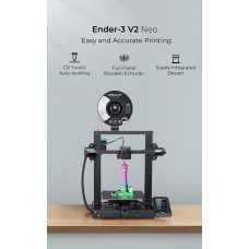 Ender-3 V2 Neo 3D Printer - Full Metal Extruder, PC Spring Steel, CR Touch Pre Installed