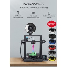 Ender-3 V2 Neo 3D Printer - Full Metal Extruder, PC Spring Steel, CR Touch Pre Installed Starter Package
