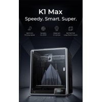 Creality Flagship K1 Max 3D Printer 600mm/sec, 300x300x300 Hands Free Auto Leveling, LiDAR, AI Camera