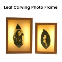 AlgoLaser Leaf Carving Photo Frame