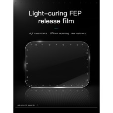 Light Curing FEP Release Film 393×263×0.15mm for Halot Max and others 