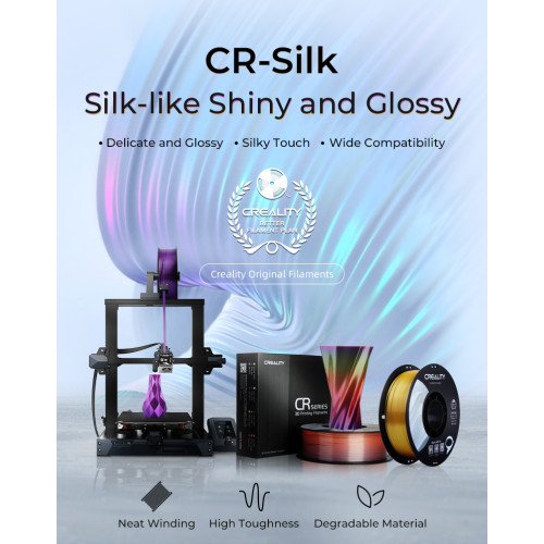 CREALITY Silk PLA Filament 1.75 mm 3D Printer Material Dual Color