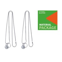 Stainless Steel Necklace (2pcs)