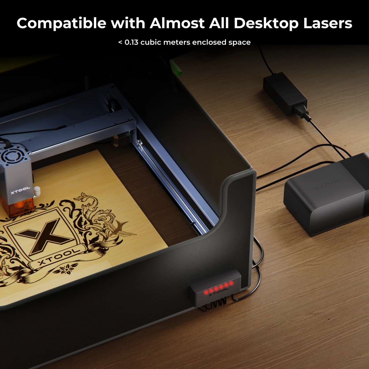xTool D1 Pro 2.0 5W to 10W Desktop Laser Engraver