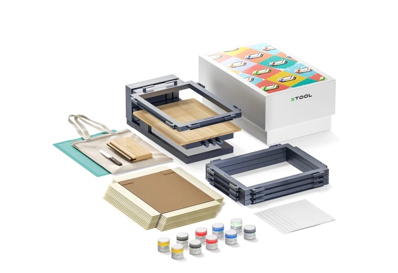 xTool Screen Printer-1st Screen Printing Solution with Laser by