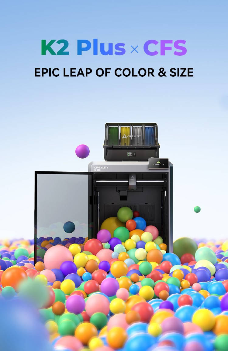 Creality K2 Plus and CFS Combo 3D Printer