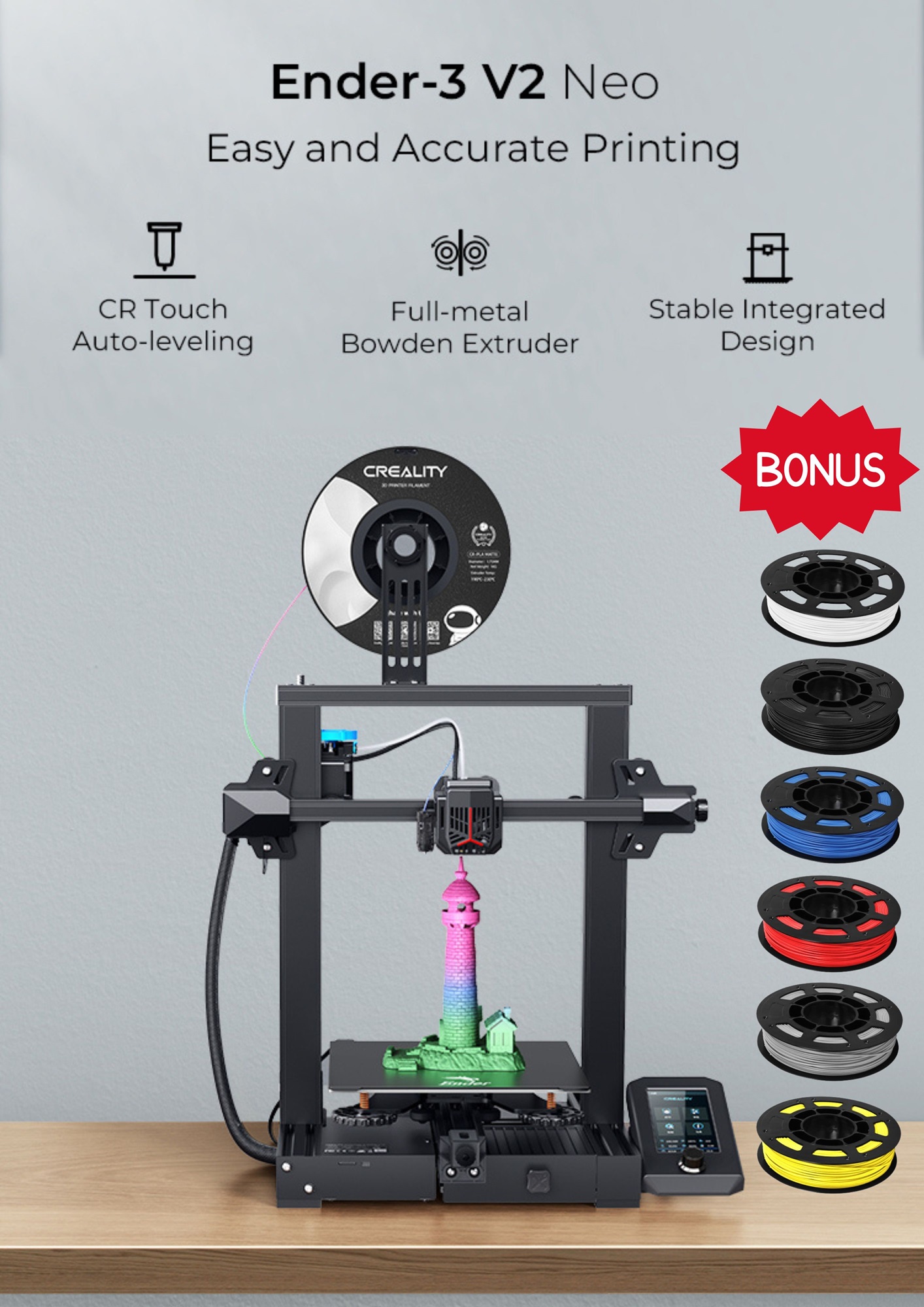 Ender 3 V2 3D Printer: Prices, Specs, News, Videos