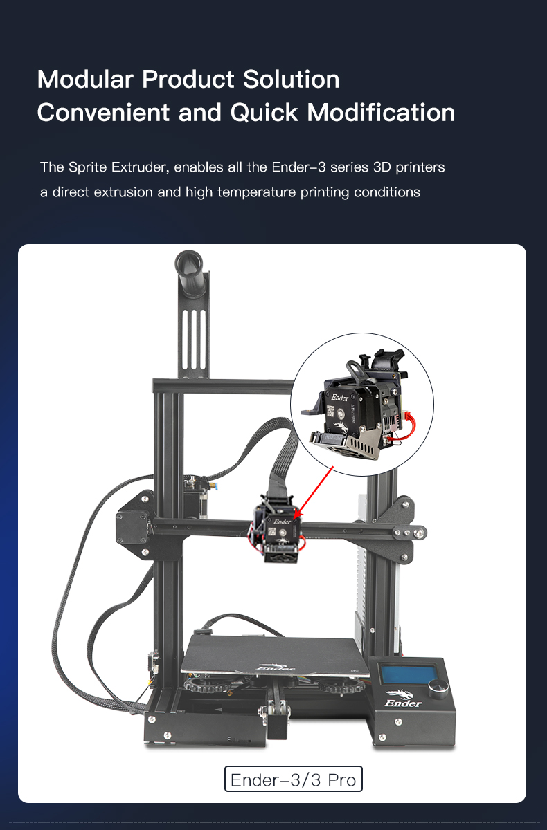 3Dman Dual Gear Extruder Drive Feeder for Ender 3 V2, Ender 3 Series, Ender  5 Pro, Ender 5 Plus, CR10 Series and Other 3D Printers
