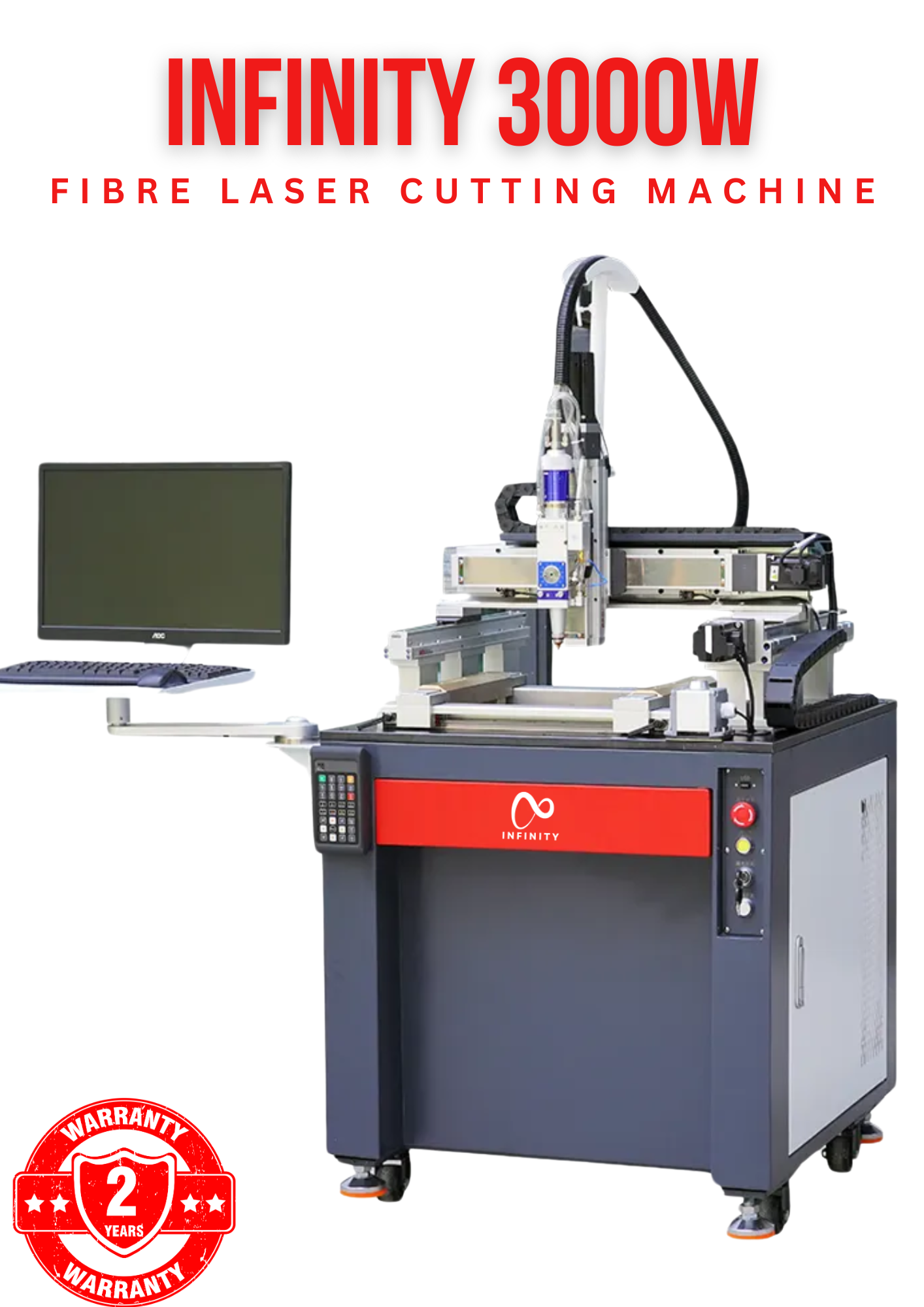 Infinity Laser XL-3000W Fibre Laser Cutting Machine 3000W